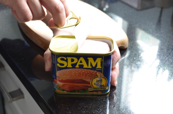 opening a can of spam