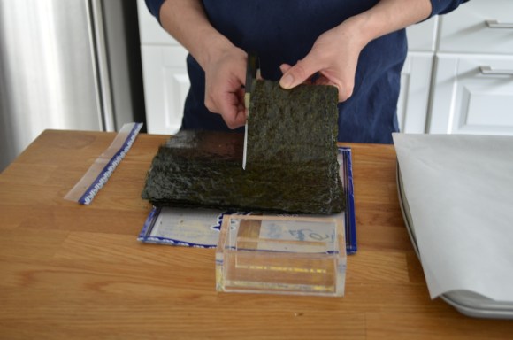 cutting down the nori