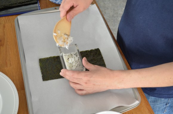 Spam musubi mold