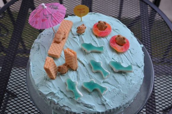 Shark Week Cake