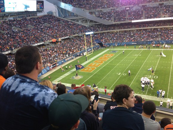 Bears score flag runners