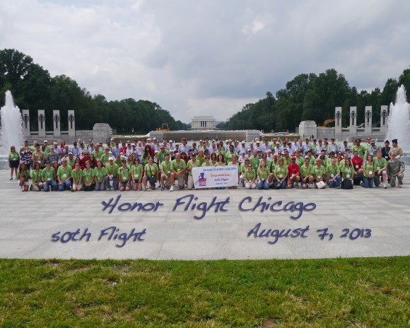 Honor Flight Chicago 50th flight
