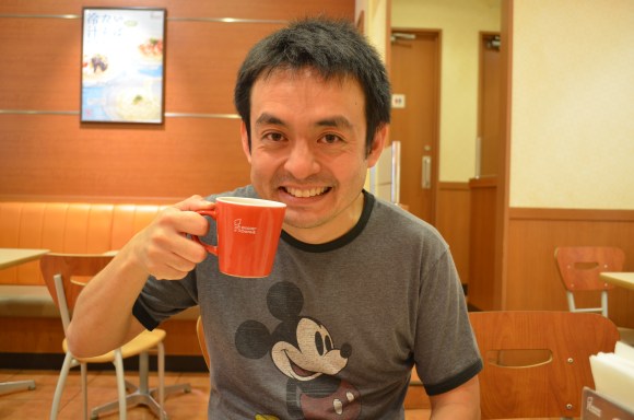 naoto at mister donut