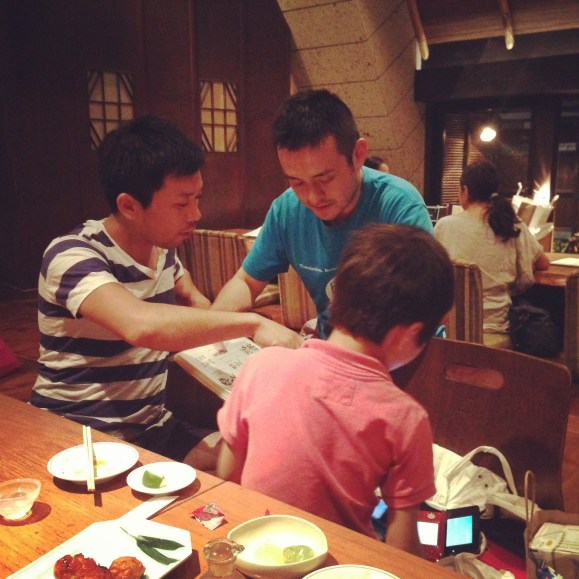 Naoto, Satoshi and Haruki