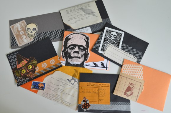 Halloween mail art