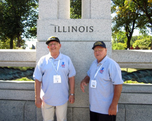 Chester and John at WW2 Memorial