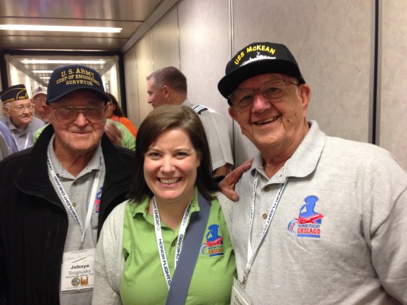 John, Kimberly, Chester Honor Flight Chicago