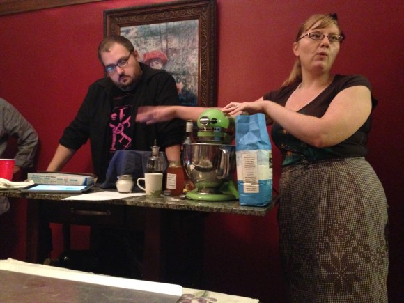 Michelle and Andrew explain pizza