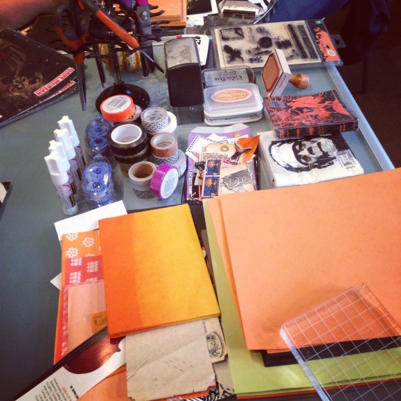Halloween Mail Art Party at Greer