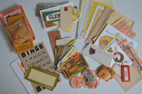 vintage Thanksgiving papers from Saturday Morning Vintage