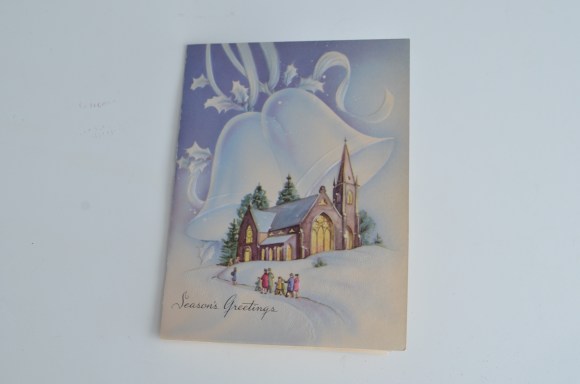 vintage christmas card