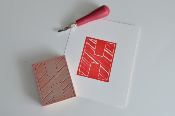 H block print
