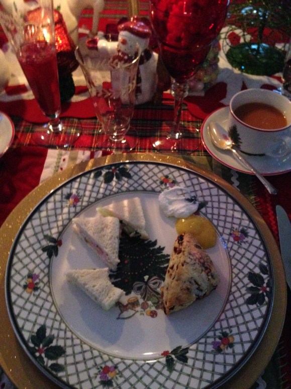 christmas tea sandwiches