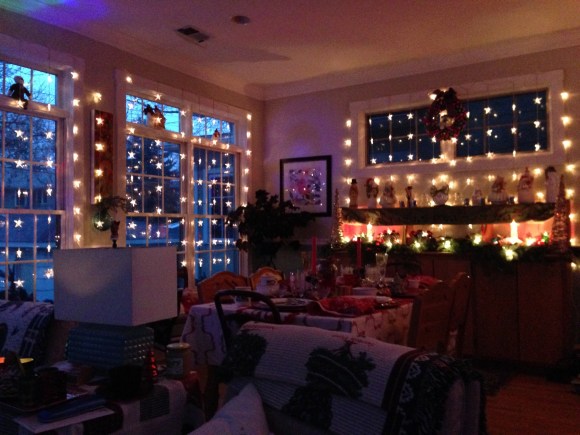 twilight at Peggy's house