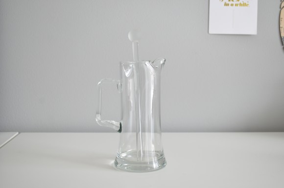 vintage martini pitcher