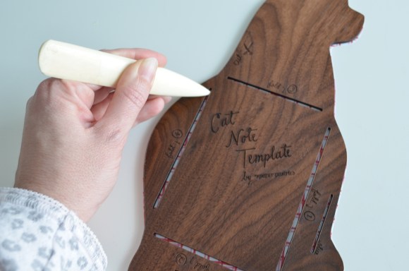 using a bone folder