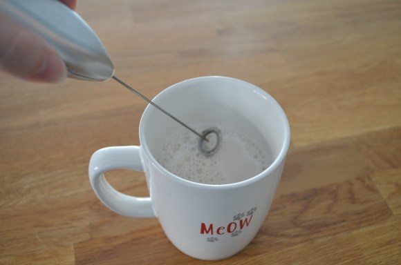 frothing milk