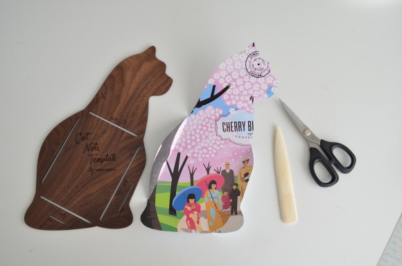 Paper Pastries cat note template
