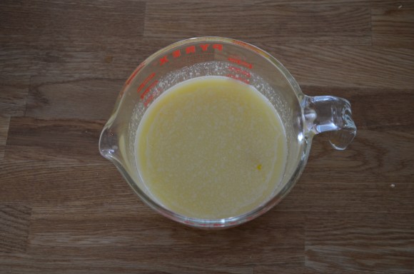 meyer lemon curd before cooking