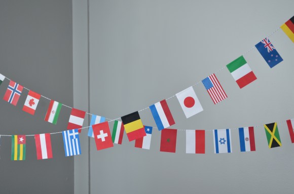 international flag banner