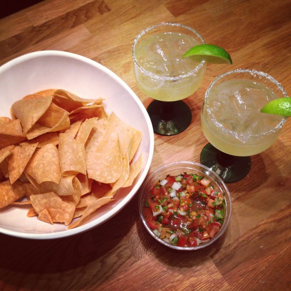 margaritas and chips