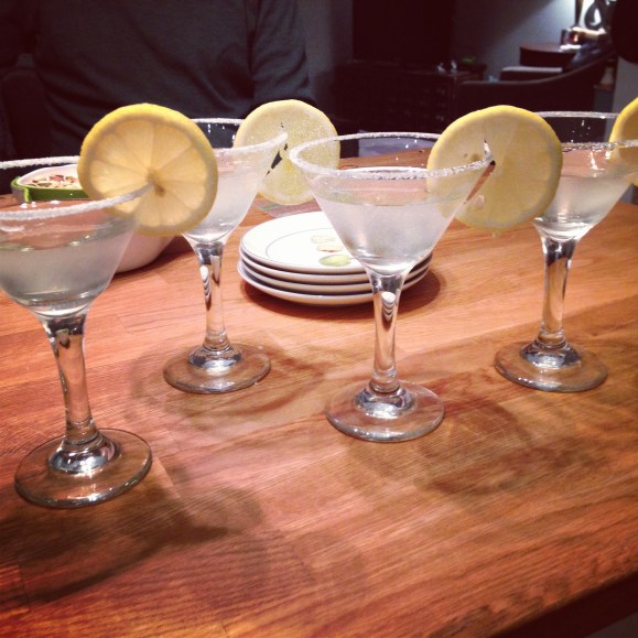 limoncello martinis