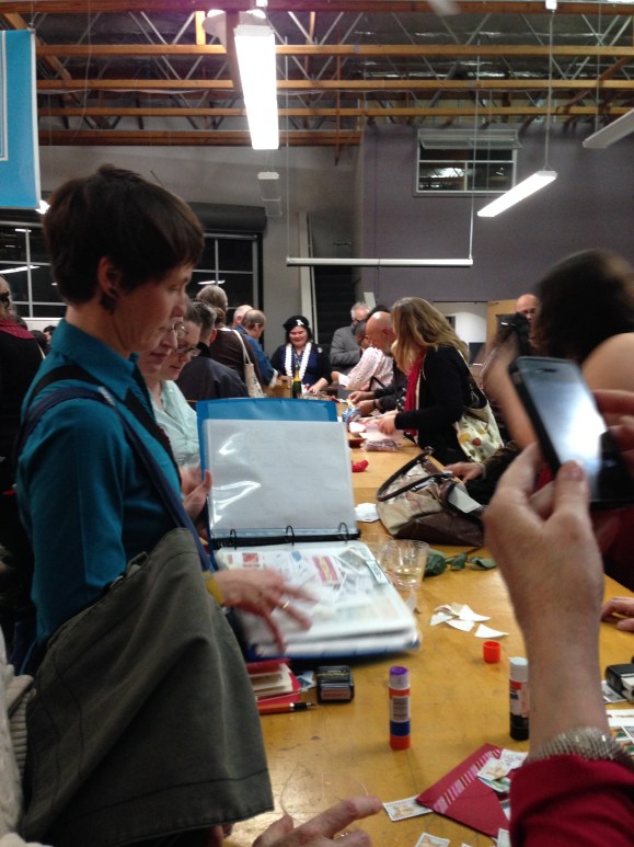 mail art book opening reception