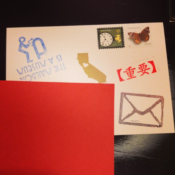 mail art postcard