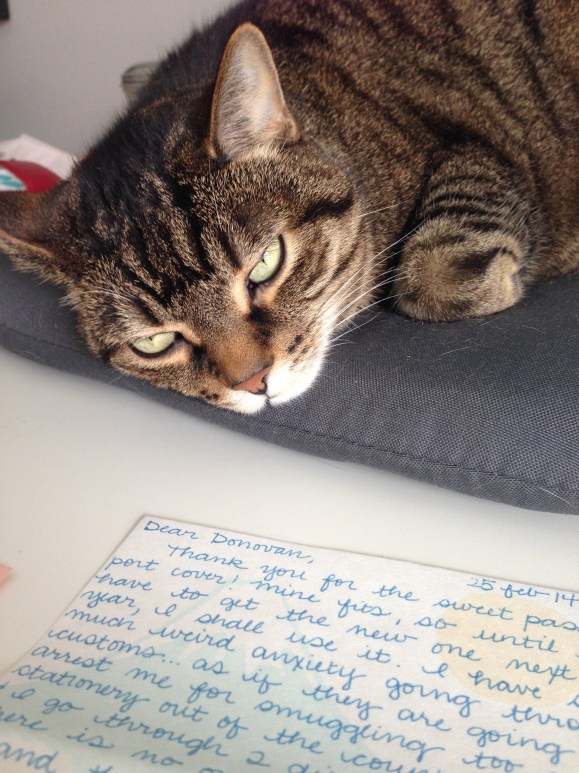 Presley and writing letters