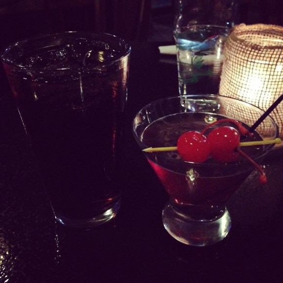 amelia's bloody double rye manhattan