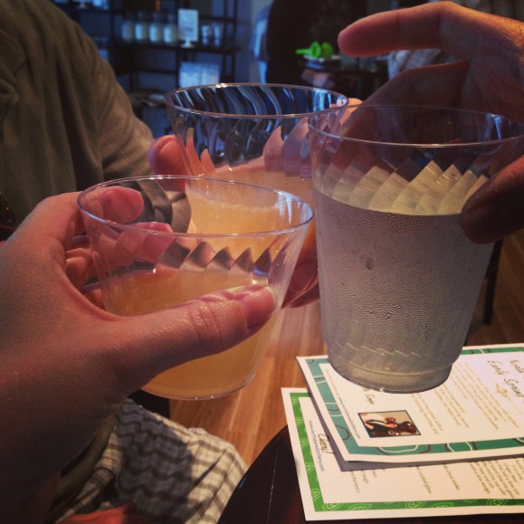 cocktail class at North Shore Distillery