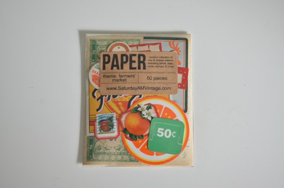 Saturday Morning Vintage Paper Parcel