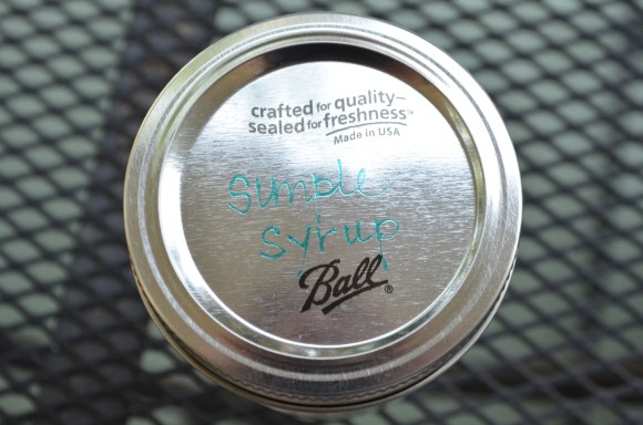 Sakura Decorese Pens, writing on ball jar