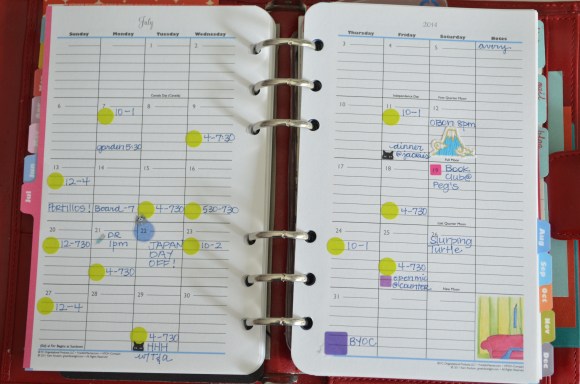 calendar stickers, Japan Does It Better