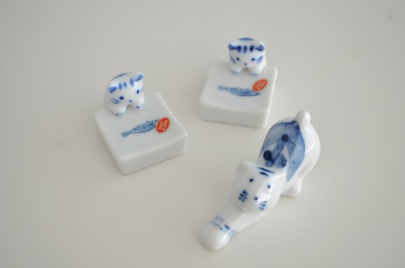 Japanese Cat Chopstick Rests