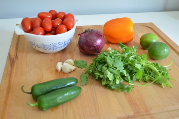 summer fresh salsa ingredients