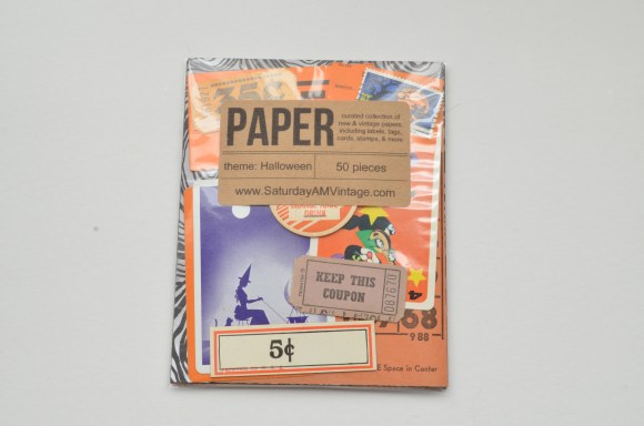 Saturday Morning Vintage October Paper Parcel 