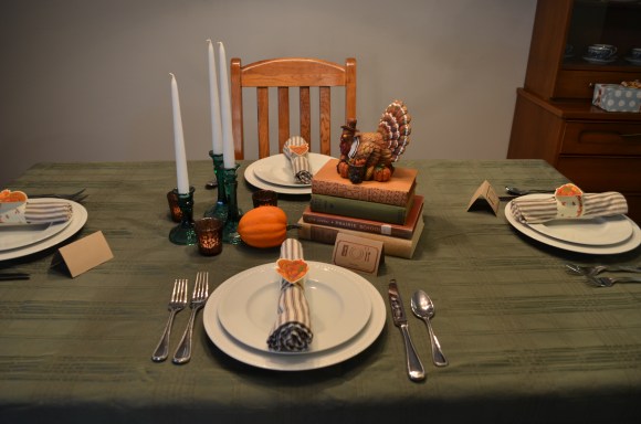 thanksgiving table 2014, centerpiece