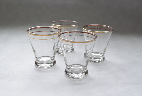 old cocktail glasses