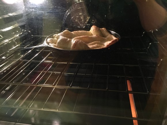 Japanese pancake baking