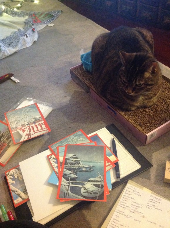 holiday cards with presley, christmas cards 2014