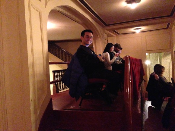 seats at the Cat Stevens concert, Chicago Theater