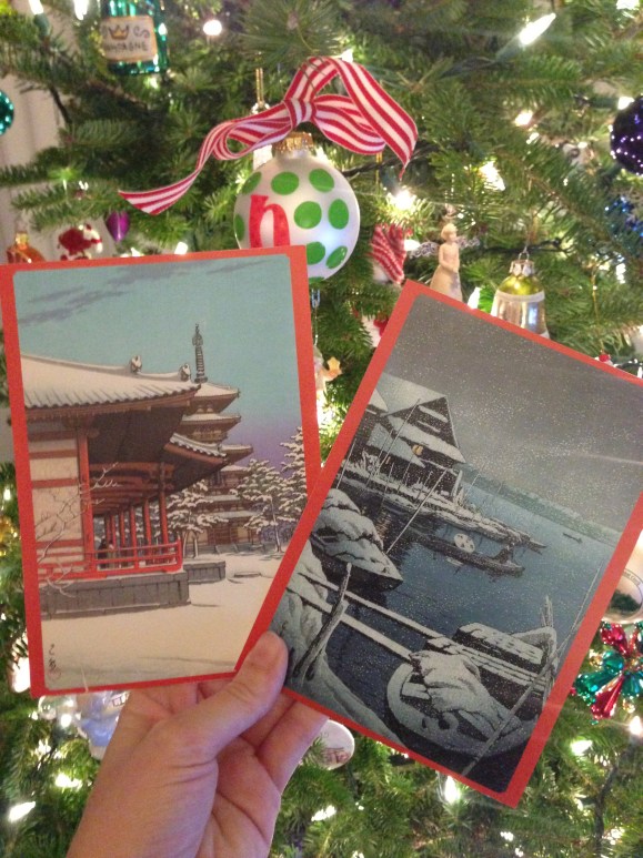 Hasui Kawase christmas cards