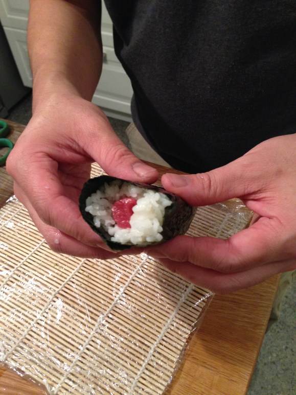 making sushi at home