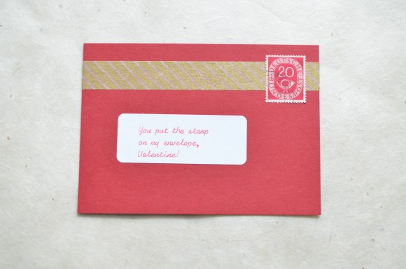 vintage stamp valentines