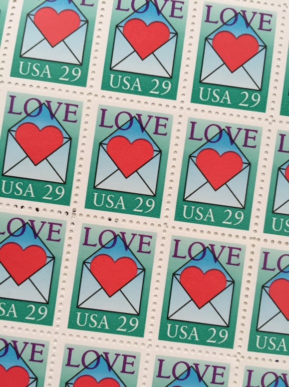 Love stamp 1992