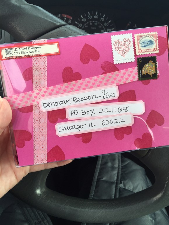 letter month, mailing packages