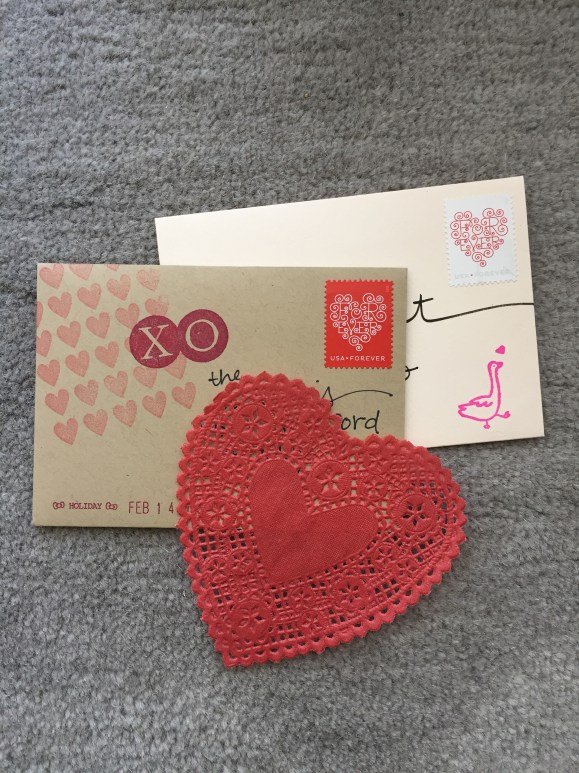 letter month, outgoing mail, valentines