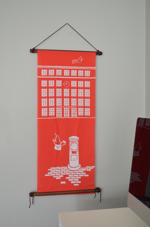 Japanese wall hanging, japanese post