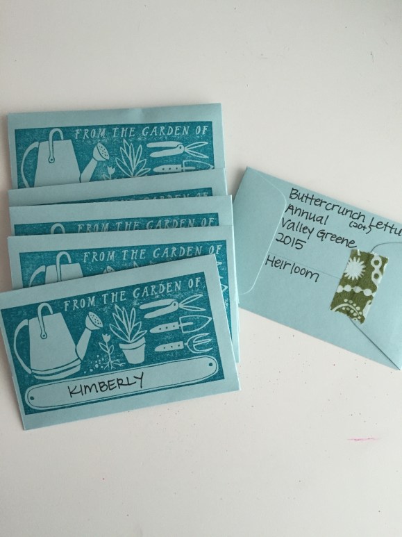 Yellow Owl Workshop garden stamp kit